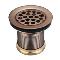 5587-ORB BARCLAY BAR SINK DRAIN 2 IN WITH STEEL GRID OIL RUBBED BRONZE ,