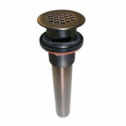 5600-BN Barclay Grid Drain W/Overflow For Lav Brushed Nickel ,