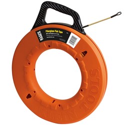 Klein Tools 56014 Fiberglass Fish Tape with Spiral Leader, 200-Foot 92644560149 ,