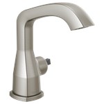576-sslpu-lhp-dst Delta Stainless Stryke Single Handle Faucet Less Pop-up, Less Handle 