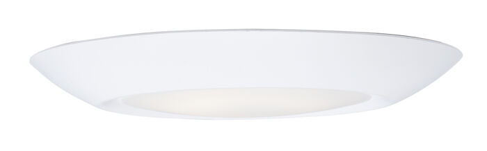 57652WTWT Diverse 7.5 in LED Flush Mount 3000K Non-T24 White 