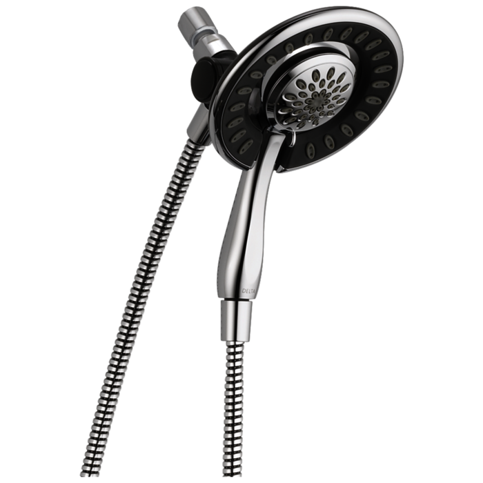 58065 Chrome Universal Showering Components: In2ition® 4-Setting Two-in-One Shower 