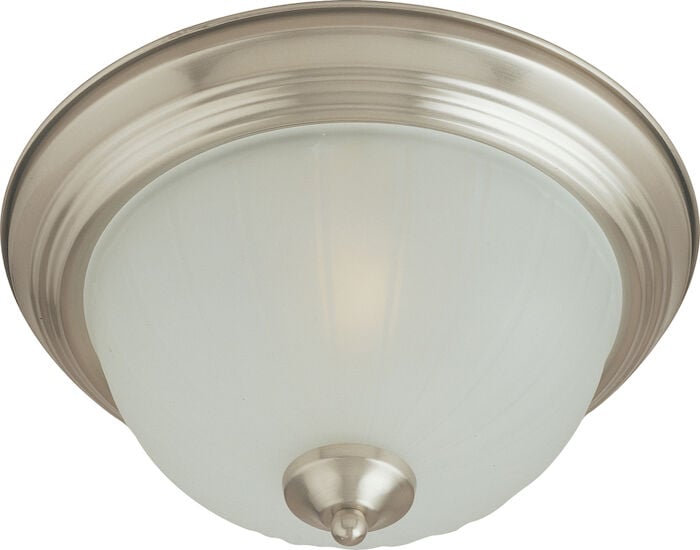 5831FTSN Essentials 2-Light Flush Mount Satin Nickel 