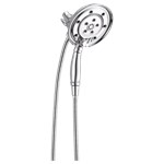 Delta Universal Showering Components: H2OKinetic&#174; In2ition&#174; 4-Setting Two-in-One Shower ,