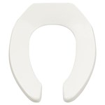 Commercial Heavy Duty Open Front Elongated Toilet Seat Wth EverClean&#174; Surface ,5901.110T.020,791556073982