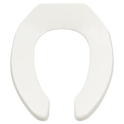 Commercial Heavy Duty Open Front Elongated Toilet Seat Wth EverClean&#174; Surface ,5901.110T.020,791556073982