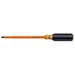 Klein Tools 605-7-INS Insulated 1/4-In Cabinet Tip Screwdriver, 7-In 92644853302 - KLE6057INS