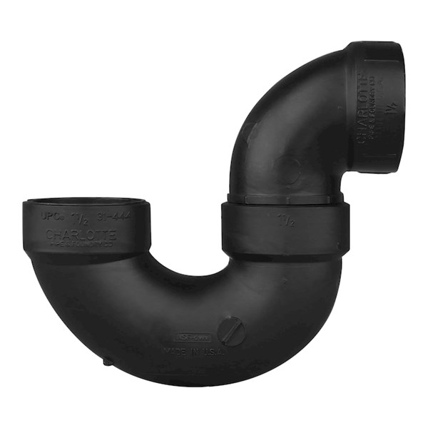 Charlotte Pipe + Foundry Co 1 1/2 DWV PTRAP WITH SOLVENT WELD JOINT