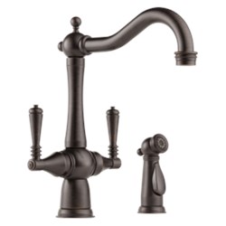 62136Lf-Rb Tresa Two Handle Kitchen Faucet With Spray ,