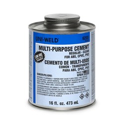 6246S Oatey Multi Purpose Regular Clear Cement Pt ,UA16,UMP16,620016,46810532,1PMC