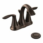 Oil rubbed bronze two-handle bathroom faucet ,