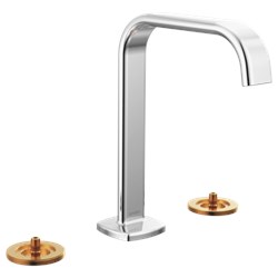 Brizo Allaria™: Widespread Lavatory Faucet with Square Spout - Less Handles ,195205019237