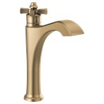 Delta Dorval™: Single Handle Mid-Height Vessel Bathroom Faucet ,