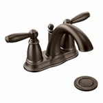 Oil rubbed bronze two-handle bathroom faucet ,