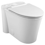 Studio&#174; S Concealed Trapway Chair Height Elongated Toilet Bowl With Seat ,