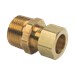 5/8 in. O.D. Tube x 3/4 in. MIP Compression Male Reducing Adapter - BRA681012X