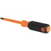 Klein Tools 6824INS Insulated Screwdriver, 1/4-In Cabinet Tip, 4-In Round Shank 92644329135 - KLE6824INS