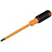 Klein Tools 6826INS Insulated Screwdriver, 1/4-In Cabinet Tip, 6-In Shank 92644329197 - KLE6826INS