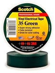 35-Green34 3M 3/4 X 66 Green Vinyl Electrical Tape ,S3566GRN34,35GF,35GREEN,GET,ET,ETG,3MT,3METG,3MET,3M-10851