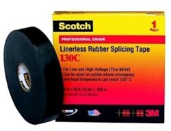 130C-1-1/2X30FT 3M Scotch Black Rubber Insulation Tape ,CN130C,S130CJ30,130J,130C,ETS,S130C,3M-41718