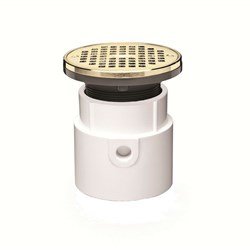 Oatey&#174; 3 Inch or 4 Inch PVC General Purpose Drain with 6 Inch BR Grate &amp; Round Ring ,7.21377213772137E+39