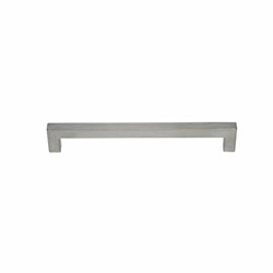73432 Palermo Ii Collection Stainless Steel Finish 224 Mm C/C Squared Thick Bar Pull With Posts At End ,73432