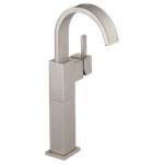 Delta Vero&#174;: Single Handle Vessel Bathroom Faucet ,753LF-SS,034449630962,155NS32875