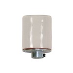 80-1870 Satco Keyless Smooth Porcelain Socket With Spring Contact For 4Kv And 1/8 Ip Cap Glazed 660W 600V ,
