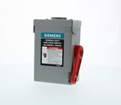 GNF321RA Siemens General Duty Safetly Switch NF 3 Pole 3W 240 Volts 30A Nema 3R Series A ,GNF321RA