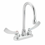 Chrome two-handle lavatory faucet ,