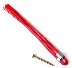 832-W LOCATING BRISTLES RED 6IN ,