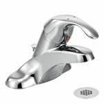 Chrome one-handle lavatory faucet ,