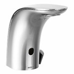 Chrome one-handle sensor-operated lavatory faucet ,