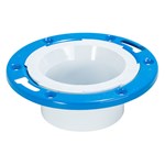 Water-Tite 86166 Closet Flange without Knockout and Pipe Stop, 3 or 4 In Flush-Tite ,861668616686166