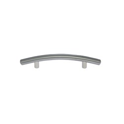 87446 Aster Collection Satin Nickel Finish 96 Mm C/C Round Bowed Contemporary Pull, Composition Steel ,