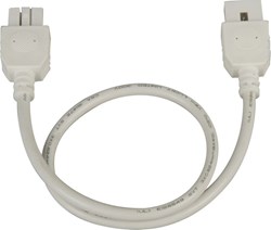 87877WT CounterMax MXInterLink4 18 in Connector Cord White ,