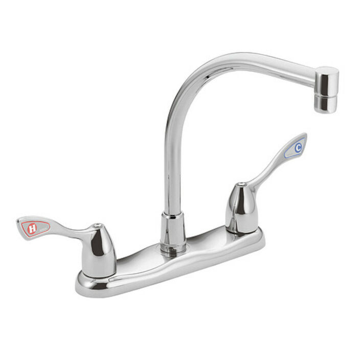 8799 LF Chrome Two-Handle Kitchen Faucet 