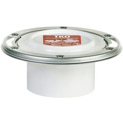 884-PTM Sioux Chief TKO 3 or 4 PVC White Closet Flange ,