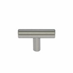 89032 Palermo Collection Stainless Steel Finish 48 mm OA Bar Knob Composition Stainless Steel ,89032