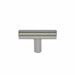 89032 Palermo Collection Stainless Steel Finish 48 mm OA Bar Knob Composition Stainless Steel - JVJ89032