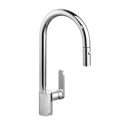Isle 1.8 gpm Pull Down Kitchen Faucet in Polished Chrome ,