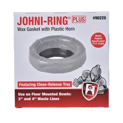 90220 Johni-Ring Wax Gasket Standard Size With Plastic Horn ,90220,NS1