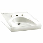 Wheelchair Wall-Hung Sink With 10-1/2-Inch Widespread ,6581,6581020,6581WH,K12634,K12634WH,K126340,9140013020,9140020,9140,9140WH,9140013,9140WHT,ALAWH,ALA12WH,ALAWWH,ALAW12WH