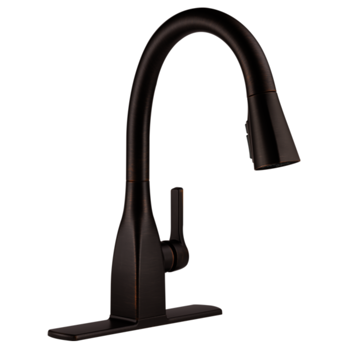 9183-Rb-Dst Mateo Single Handle Pull-Down Kitchen Faucet With Shieldspray Technology 