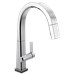 Delta Pivotal™: Single Handle Pull Down Kitchen Faucet with Touch2O&amp;#174; Technology - DEL9193TDST