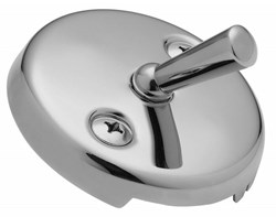 9234-PN California Polished Nickel Round Trip Lever Faceplate With Screws ,9234-PN