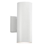 9244WH 2 Light Wall Cylinder White ,9244WH