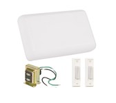 CK1000-W Kit includes Chime, Transformer, 2 White Buttons White ,