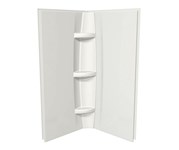 105067-000-001 Maax 42 in X 1.5 in X 72 in Direct To Stud Two Wall Set in White 