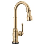 Delta Broderick™: Single Handle Pull-Down Bar/Prep Faucet with Touch2O Technology ,